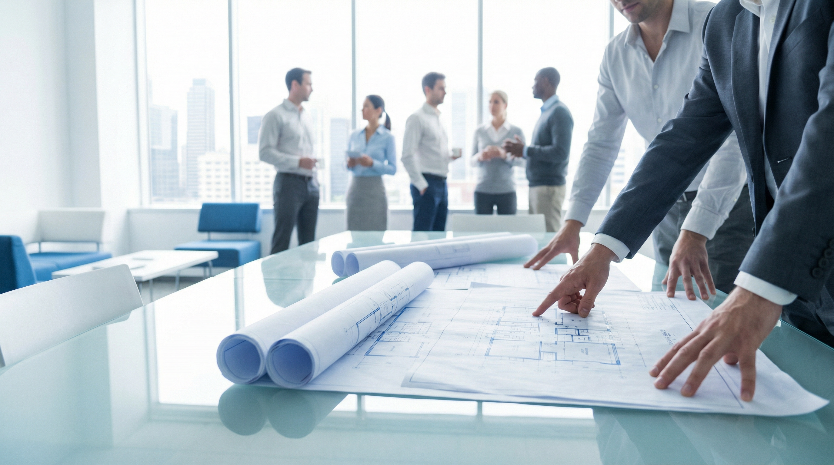 Unser Team im Meeting